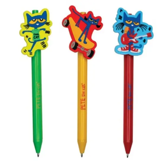 Geddes Pete The Cat Character Pens - 12 per tub image {1}