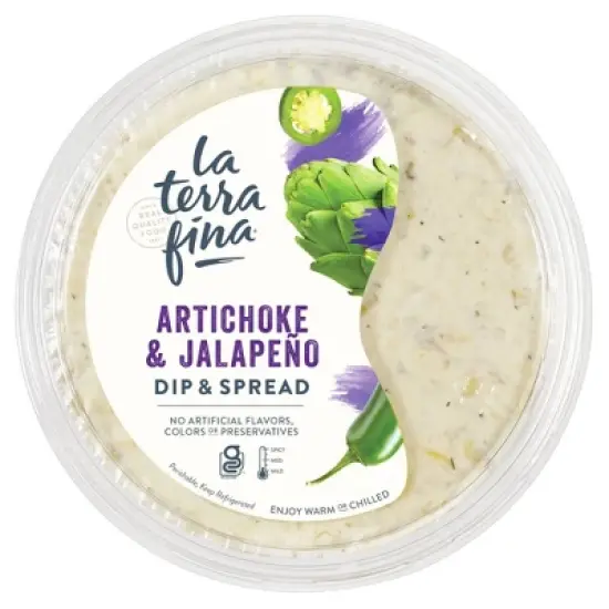 La Terra Fina Artichoke Jalapeno Dip - 10oz image {5}
