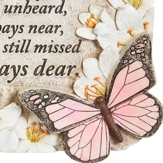 Evergreen Those We Love Butterflies Garden Stone image {3}