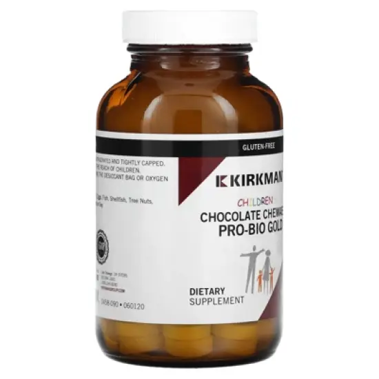 Kirkman Labs Children's Chewable Pro-Bio Gold, Chocolate, 90 Tablets image {3}