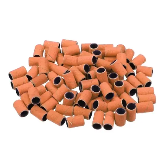 Unique Bargains 240 Grit Nail Drill Bits Sanding Bands Gel File Polish Remover For Electric Nail Tools 100 Pieces image {4}