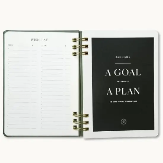 Wit & Delight 2025 Weekly/Monthly Planner 8"x5.75" Double Spiral Evergreen: Calendar, January-December, All Ages image {7}