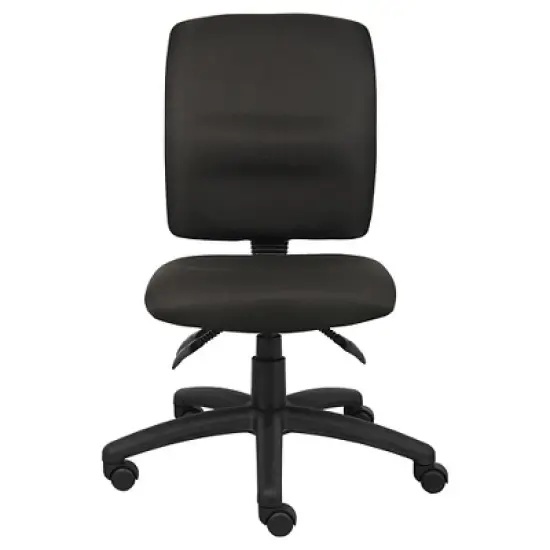 Multi-Function Fabric Task Chair Black - Boss Office Products image {3}