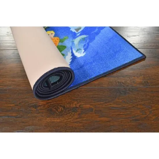 KC CUBS | Justice League Boy & Girl Kids Metropolis City Road Car Vehicle Traffic Educational Learning & Game Nursery Classroom Rug image {9}