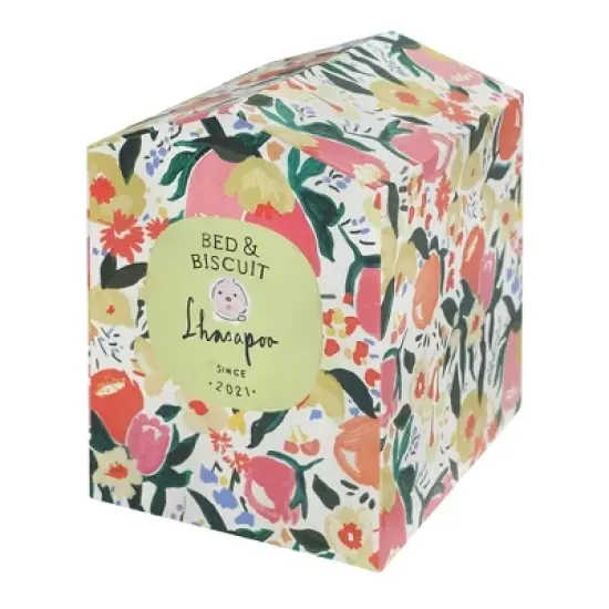 Manhattan Toy Bed & Biscuit Lhasapoo Plush Puppy Dog & Keepsake Dog House with Mini-Storybook in Hidden Drawer image {1}