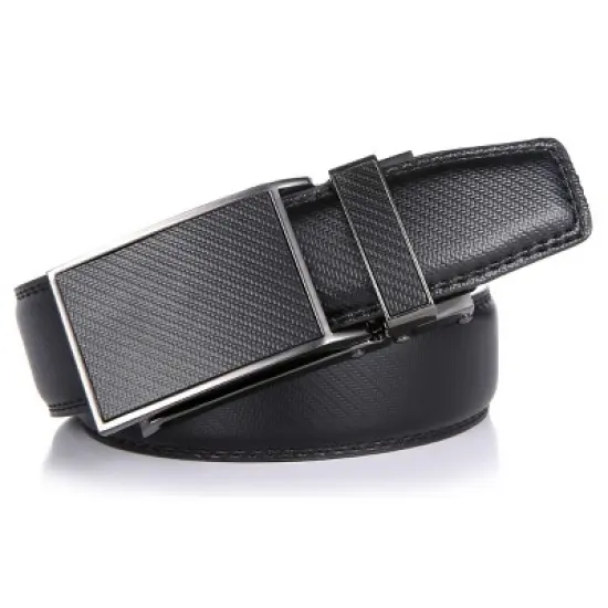 Men's Grid Design Ratchet Belt image {3}