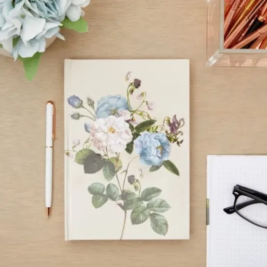 Paper Junkie 2 Pack Dotted A5 Hardcover Floral Journal Notebook for Writing, 5.5 x 8 In image {1}