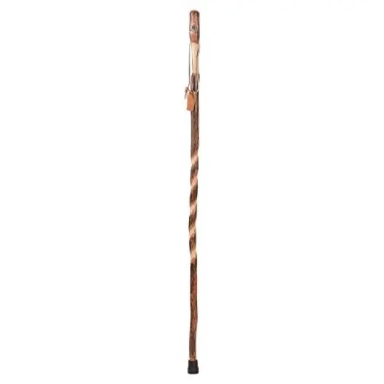 Brazos Walking Sticks Twisted Hickory Handcrafted Wood Cane - 55" image {5}