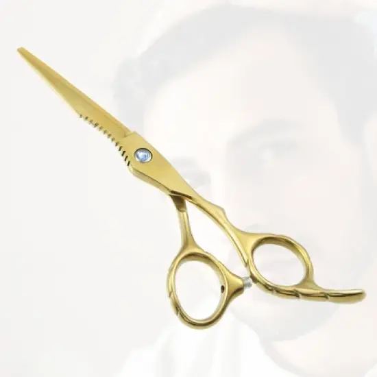 Unique Bargains Stainless Steel Barber Hair Cutting Scissors 6.5inch image {2}