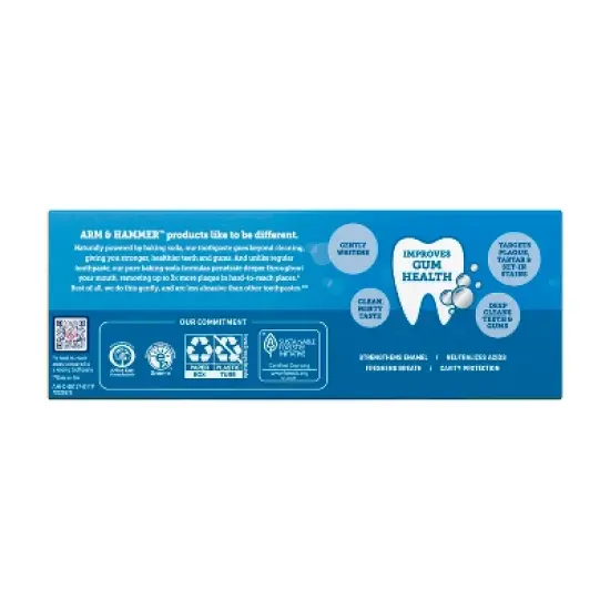 ARM & HAMMER PeroxiCare Gum Health Anticavity Flouride Toothpaste - 6oz/2ct image {1}