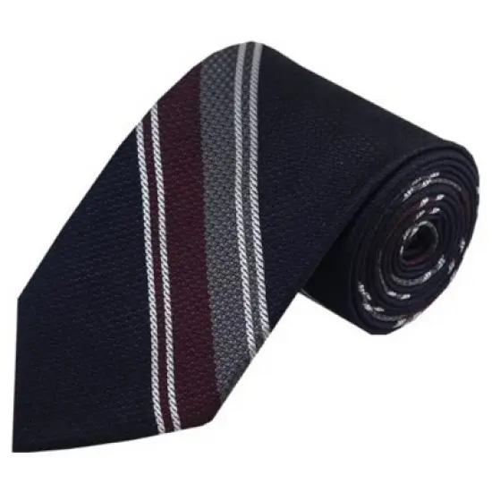Men's Stripe 3.25 Inch Wide And 58 Inch Long Woven Neckties image {19}