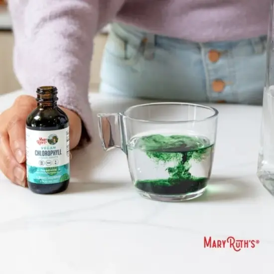 MaryRuth's Chlorophyll Drops, Peppermint, 2 oz image {8}
