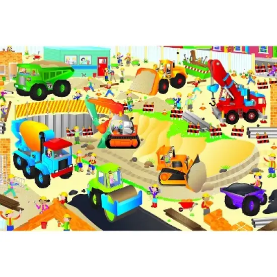 Galt Toys Construction Site Floor Puzzle - 30pc image {1}