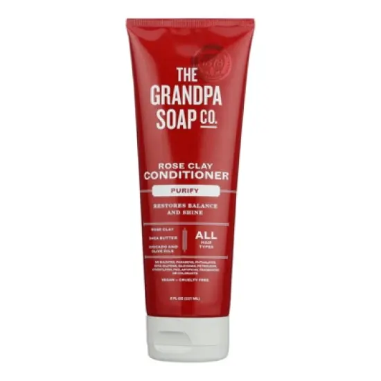 The Grandpa Soap Co. Rose Clay Purify Conditioner - 8 oz image {5}