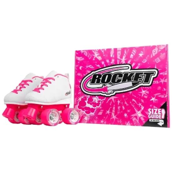 Crazy Skates Rocket Roller Skates For Girls - Great Beginner Kids Quad Skates image {5}