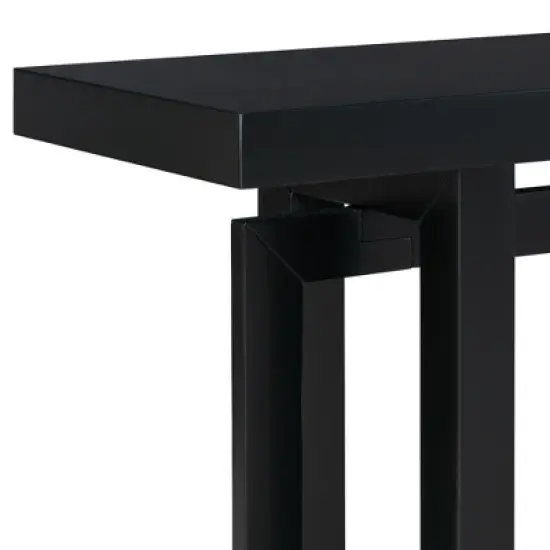 59.1" Modern Industrial Style Console Table - ModernLuxe image {7}
