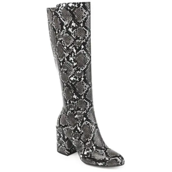 Journee Collection Womens Tavia Tru Comfort Foam Block Heel Knee High Boots image {12}