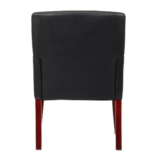 Box Arm Guest Chair Black - Boss Office Products image {3}