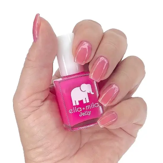 ella+mila Jelly Nail Polish - Pink Sand Beach - 0.45 fl oz image {2}