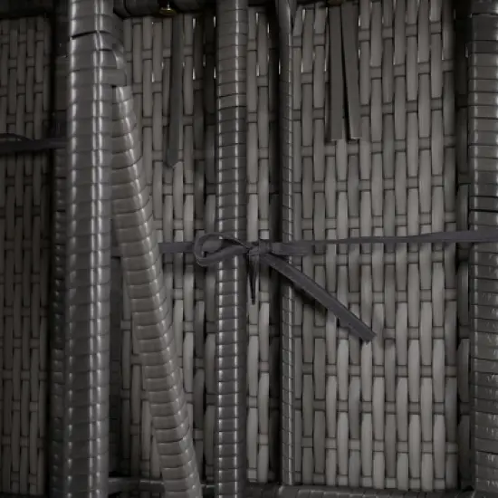 DOMETOUR Versatile Outdoor Loveseat That Converts To Four Seats And A Table, Suitable For Gardens And Lawns image {13}