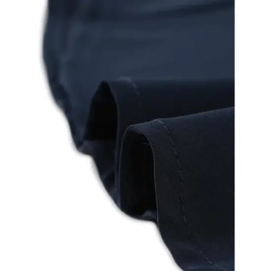 Agnes Orinda Women's Plus Size Peplum V Neck Ruffle Hem Buttons Front Work Formal Top image {4}