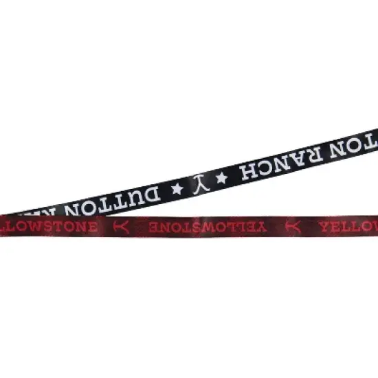 Yellowstone Dutton Ranch Reversible ID Lanyard Badge Holder with 2" Rubber Charm image {2}