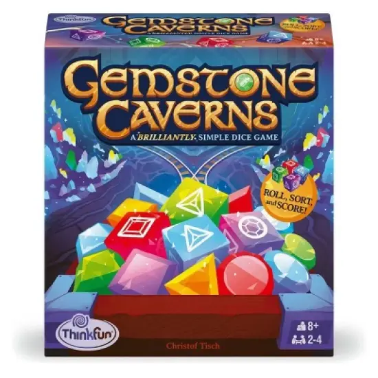 Ravensburger ThinkFun Gemstone Caverns Dice Board Game: Creative Thinking, 2-4 Players, 30-45 Minutes Play image {1}