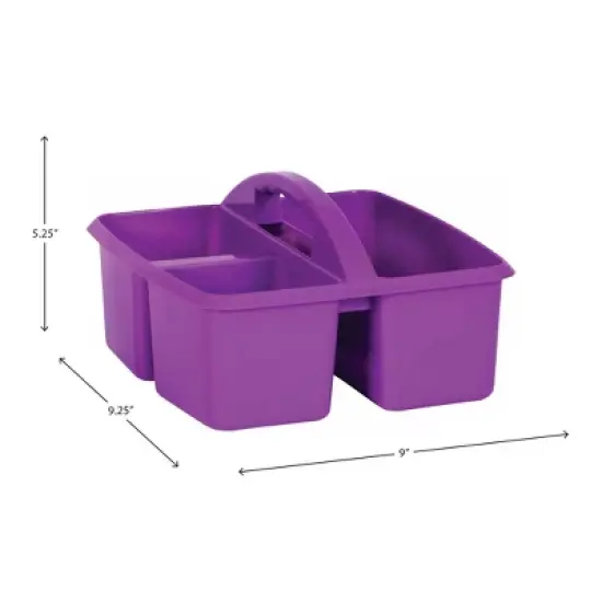 Teacher Created Resources&reg; Purple Plastic Storage Caddy, Pack of 6 image {4}