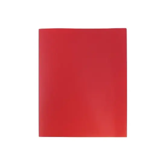JAM Paper Pop 2-Pocket Presentation Folder Red 96/Box 382EREDB image {4}