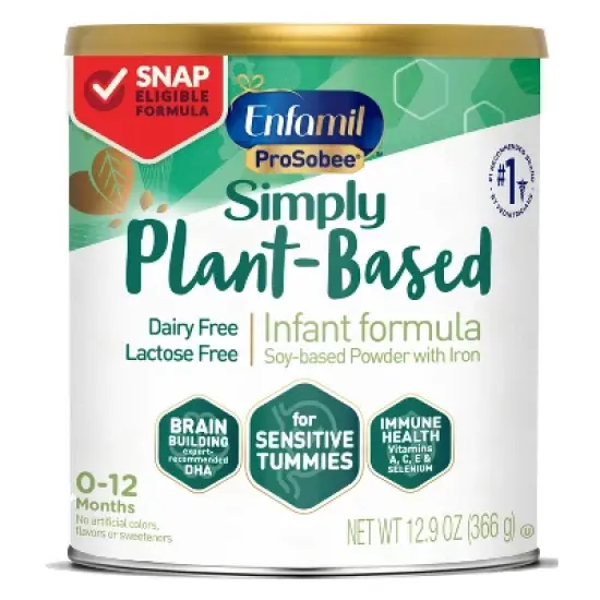 Enfamil Plant-Based Soy Powder Infant Formula - 12.9oz image {8}