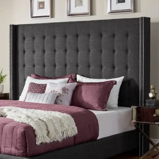 65" Madison Wingback High Headboard - Inspire Q image {1}