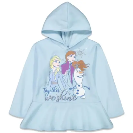 Disney Frozen Elsa Girls Fleece Hoodie and Leggings Outfit Set Toddler image {3}