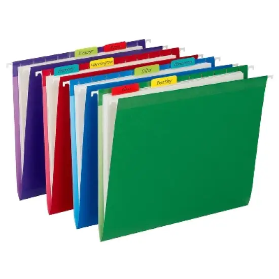 Post-it File Tabs 1 x 1 1/2 Blue/Green/Red 66/Pack 686GBR image {2}