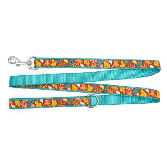 Falling Leaves Dog Leash - The Worthy Dog image {1}