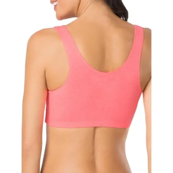 Fruit of the Loom Women's Tank Style Cotton Sports Bra  image {5}