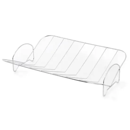 Oster Castillo 17 x 12 Inch Enamel on Steel Baking Pan with Removable Rack in Blue image {3}