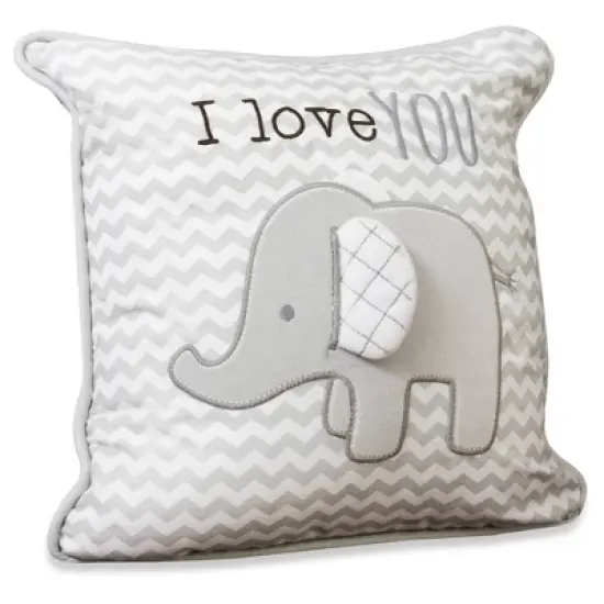 Wendy Bellissimo Elephant 'I Love You' Pillow image {1}