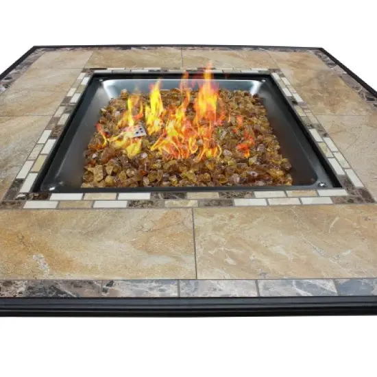 Square Tile Top Fire Pit - AZ Patio Heaters image {2}