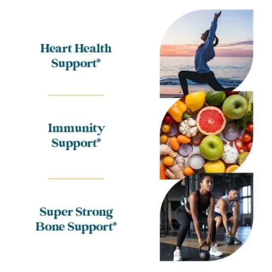 Pattern Wellness Vitamin K2 & D3 Dietary Supplement - 60 Count image {3}