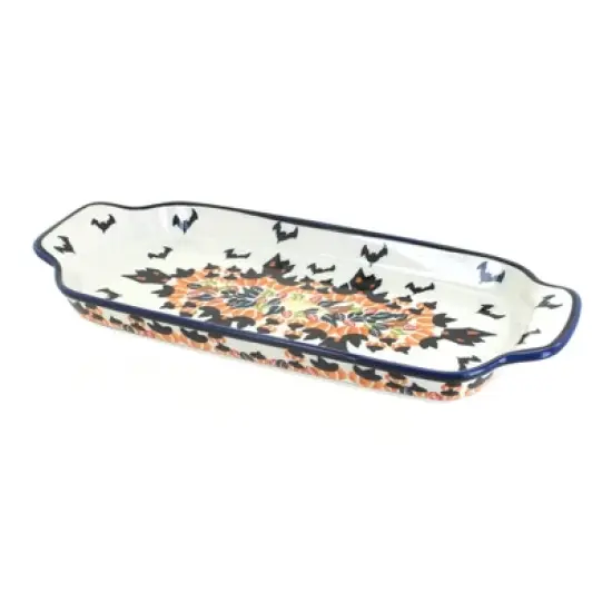 Blue Rose Polish Pottery 1282 Zaklady Bread Tray image {7}