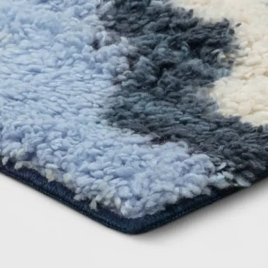 Waves Area Kids' Rug Blue/Green - Pillowfort&trade; image {2}
