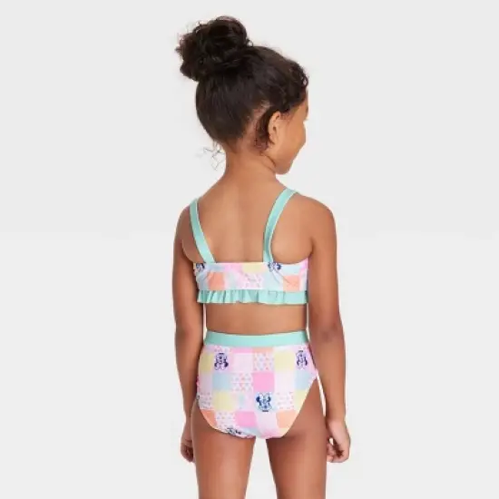 Toddler Girls' Minnie Mouse 3pc Rash Guard Set - Green image {2}