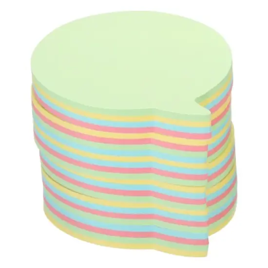 Unique Bargains Cute Colorful Bubble Shape Sticky Notes 100 Sheets/Pad image {7}