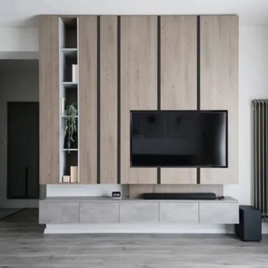 Unique Bargains Stainless Steel Self-Adhesive Wall Molding Peel Stick Trim image {3}