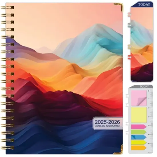 Global Printed Products Hardcover AY 2025-2026 Fashion Planner - 8.5"x11" (Mountain Majesty) image {8}