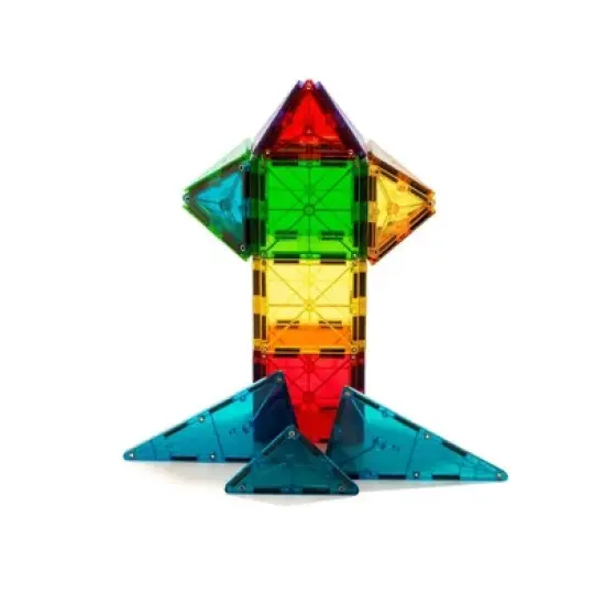 MAGNA-TILES Clear Colors 74pc Set image {5}