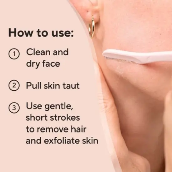 Finishing Touch Flawless Dermaplane Facial Exfoliator and Hair Remover for Women - 6ct image {6}