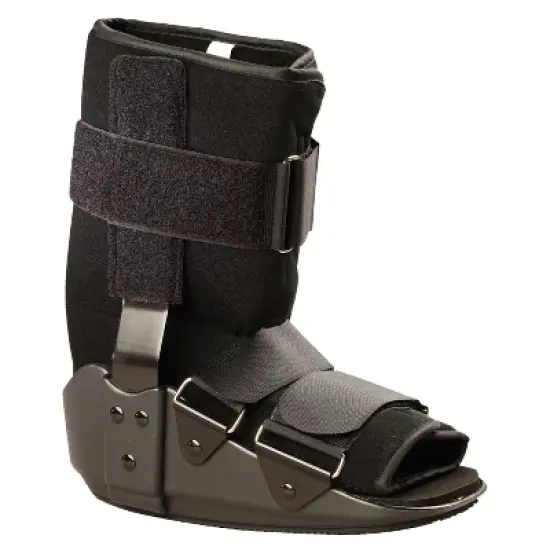 OTC Walker Boot, Short Leg Cast, Low Top, Black image {2}