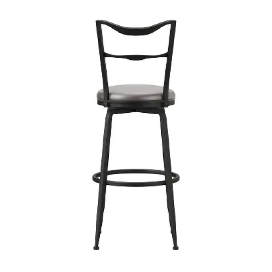 Larimore Metal Bar Height Stool Black - Hillsdale Furniture image {5}
