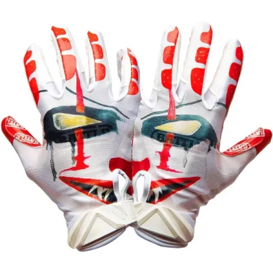 Battle Sports Clown Adult Cloaked Football Receiver Gloves image {3}